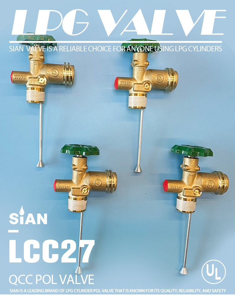Sian LPG Silinder LCC27 QCC SV6 POL Valve (1)