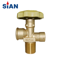 Produsen sian v9 dapur memasak lpg silinder handwheel brass valve gas untuk Filipina