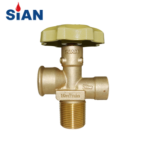 Produsen sian v9 dapur memasak lpg silinder handwheel brass valve gas untuk Filipina