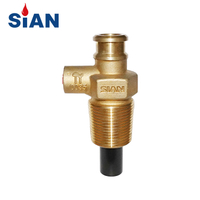 Sian D21 LPG Silinder Penutupan Sendiri Katup Kompak 25e Kontrol Tangki Propana Snap-On Valve