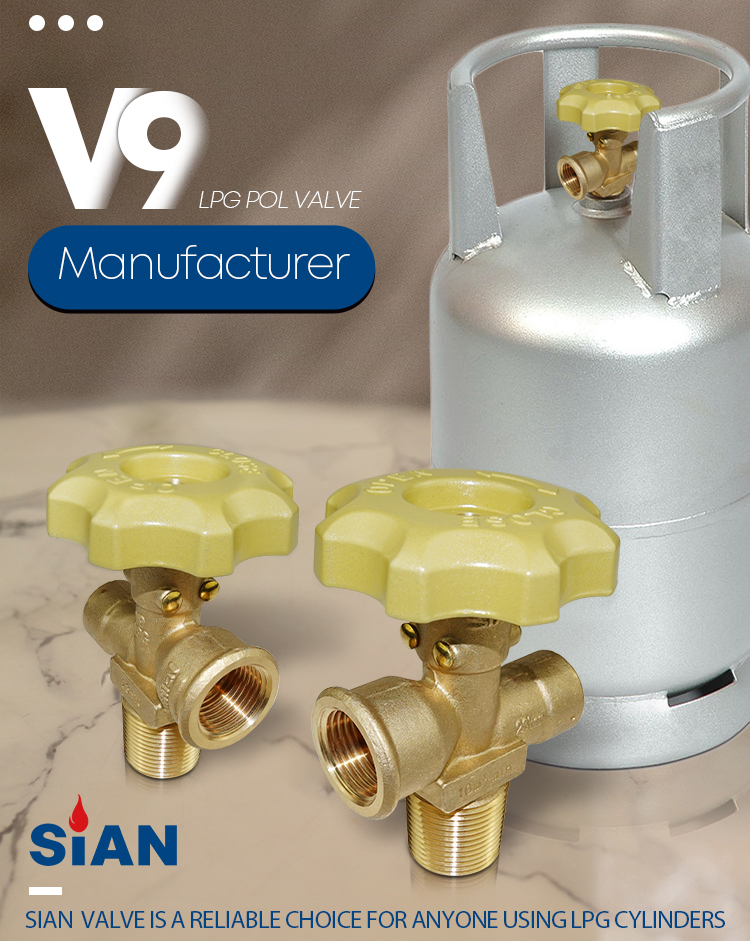 Sian LPG Cylinder V9 Pol Valve (1)