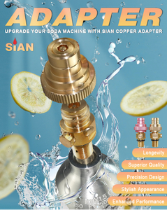 Sian CO2 Soda Water Water Bottle Valves Adapter