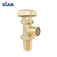 Katup Gas Propana Cina Ningbo Fuhua Valve Pabrik SIAN Merek LPG PV05-V4-02 PV05 Valve Dengan Ergonomis Handwheel