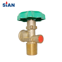 Harga Murah China NINGBO FUHUA Factory SiAN Merk LPG V6 Copper Valve dengan Handwheel