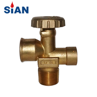 Sian 17bar keselamatan kuningan 510u lpg silinder mexico 40 lbs Pol Valves