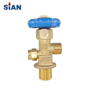 QF35D Penjualan Terbaik Cina Ningbo Fuhua Pabrik Katup SiAN Merek Industri Gas O2/Udara/N2 Silinder Kuningan Gas Valve Jenis Aksial
