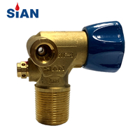 CTF-3 CNG Cylinder Brass Gas Valve oleh Pabrik Katup FUHUA Ningbo Merek SiAN