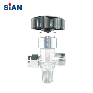 Jenis Diafragma Kontrol Aliran Udara Tembaga Oksigen Udara Nitrogen Cylinder Valve QF-21