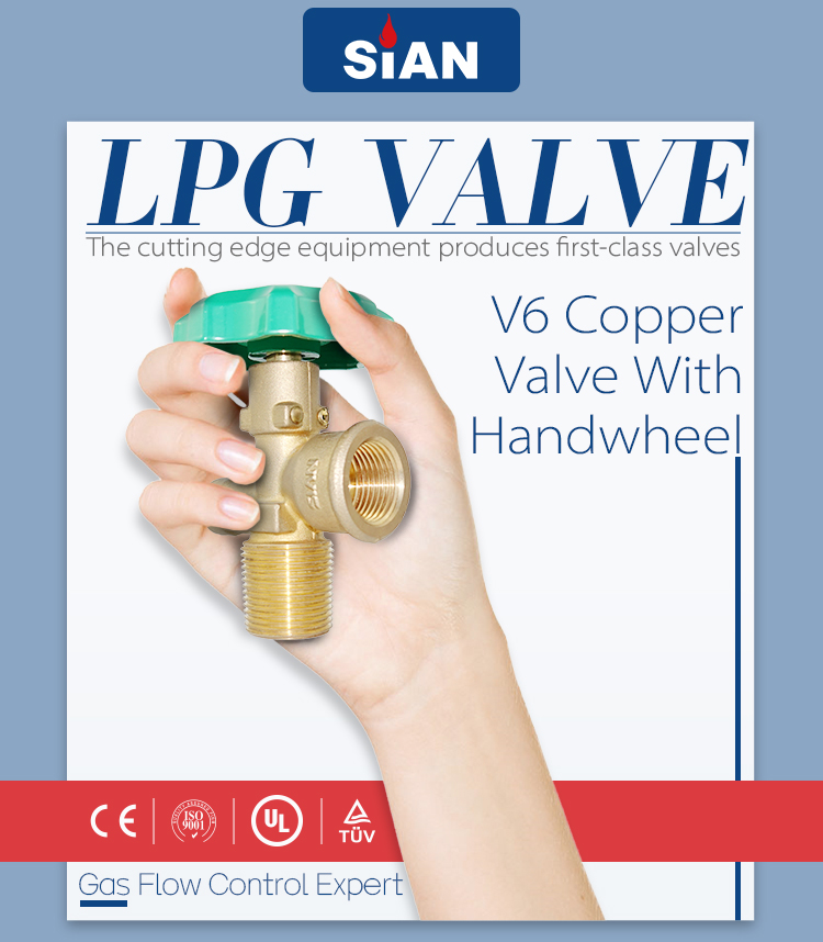 V6S3 LPG Cylinder Valve G3/4 LPG Pol