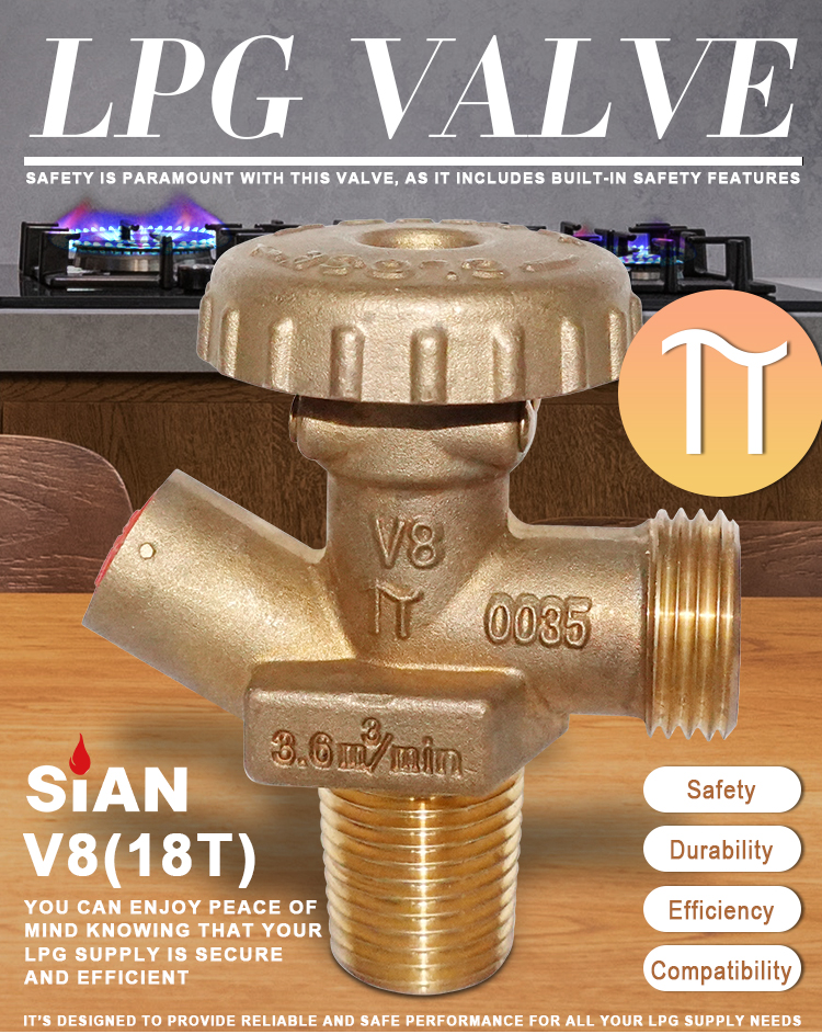 Sian V8 LPG Cylinder Valve (1)